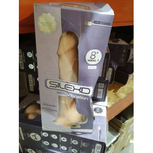 Фалоімітатор з вібрацією SilexD Vetus Vibro Flesh (MODEL 1 size 8in) (м'ята упаковка). Photo 2