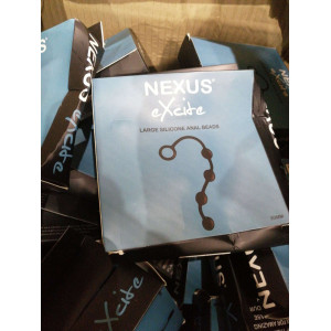 Анальні кульки Nexus Excite Large Anal Beads (м'ята упаковка). Photo 2