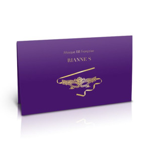 Ажурна маска на обличчя RIANNE S - Masque III зі стрічками-зав'язками. Photo 3