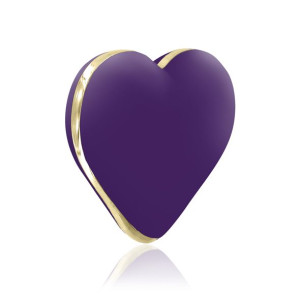 Вібратор-сердечко Rianne S: Heart Vibe Purple, 10 режимів, медичний силікон, подарункове паковання. Photo 2