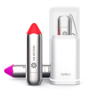 Вібропуля Leten The Second Blazing red з індукційною зарядкою, водонепроникна, дуже потужна. Photo 3