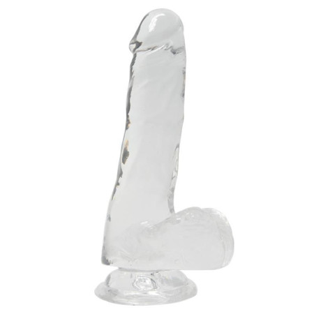 Прозрачный фаллоимитатор Alive Jelly Dildo Pepito (мятая упаковка!!!)