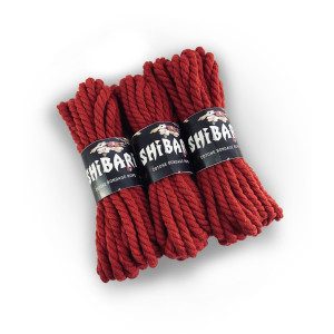 Бавовняна мотузка для шібарі Feral Feelings Shibari Rope, 8 м червона. Photo 2
