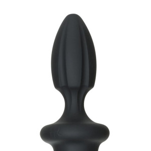 Анальний плаг з ділдо Doc Johnson Kink - Dual Density SECONDSKYN Fuck Plug - Black. Photo 2