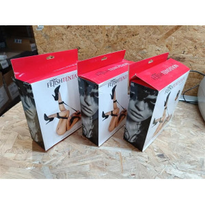 Фіксатори для ніг Fetish Tentation Neck and Ankle Strap  (м'ята упаковка!!!). Photo 2