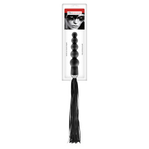 Флогер з ручкою - анальним намистом Fetish Tentation Whip with Rosary Handle. Photo 2