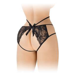 Трусики з відкритою попкою Fashion Secret Nadia Black. Photo 2