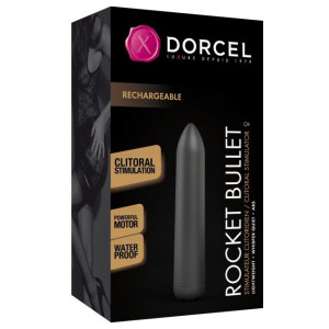 Перезаряджувана віброкуля Dorcel Rocket Bullet Black. Photo 3