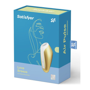 Мініатюрний вакуумний стимулятор Satisfyer Love Breeze Yellow. Photo 3