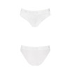 Трусики з широкою гумкою і мереживом Passion PS001 PANTIES white, size M
