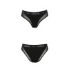 Трусики з прозорою вставкою Passion PS002 PANTIES black, size M