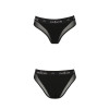 Трусики з прозорою вставкою Passion PS002 PANTIES black, size S