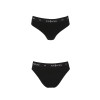 Трусики-сліпи з бавовни та еластаном Passion PS004 PANTIES black, size XL