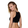 Спортивний топ з прозорою вставкою Passion PS006 TOP black, size L