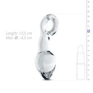 Стеклянный стимулятор простаты Gildo Glass Prostate Plug No. 13. Photo 3