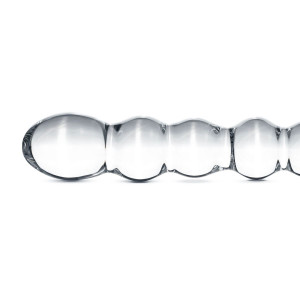 Скляний дилдо у вигляді намистин Gildo Glass Dildo No. 19. Photo 2
