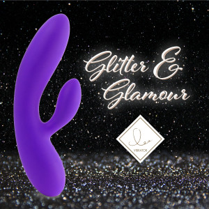 Гнучкий вібратор кролик з двома моторами FeelzToys Lea Rabbit Vibrator Medium Purple. Photo 3