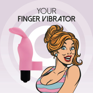 Вібратор на палець FeelzToys Magic Finger Vibrator Pink. Photo 2