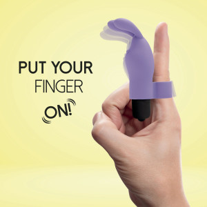 Вібратор на палець FeelzToys Magic Finger Vibrator Purple. Photo 3