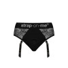 Мереживні трусики для страпона з підв’язками для панчіх Strap-On-Me DIVA HARNESS - L