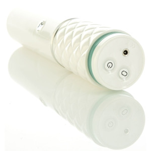 Розкішний вібратор-пульсатор Pillow Talk з присоскою - Feisty Thrusting Vibrator Teal. Photo 2