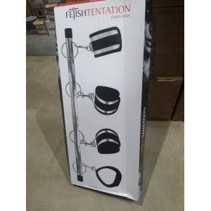 Фіксатор для рук і ніг Fetish Tentation Submission bar with 4 cuffs (м'ята упаковка!!!). Photo 3