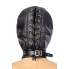 Капюшон с кляпом для БДСМ Fetish Tentation BDSM hood in leatherette with removable gag