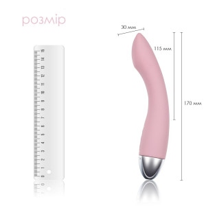 Вібратор для точки G з інтелектуальним режимом Svakom Amy Pale Pink. Photo 2