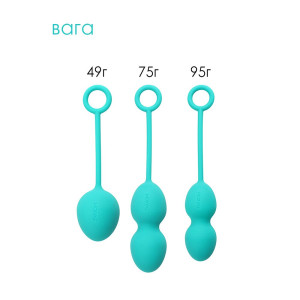 Набір вагінальних кульок зі зміщеним центром ваги Svakom Nova Green. Photo 3