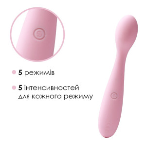 Стимулятор клітора та точки G Svakom Keri Pale Pink. Photo 3