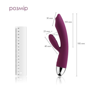 Вібратор-кролик із перлинною стимуляцією точки G Svakom Trysta Violet. Photo 2