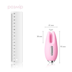 Масажер для чутливих зон Svakom Cookie Pale Pink. Photo 2