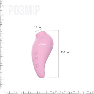 Вакуумный стимулятор Adrien Lastic Revelation Pink, режим Boost. Photo 2