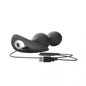 Анальний стимулятор, гнучкий з вібрацією Love To Love TWINNY BUD Black. Photo 3