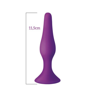 Анальная пробка на присоске MAI Attraction Toys №33 Purple, длина 11,5cм, диаметр 3см. Photo 2