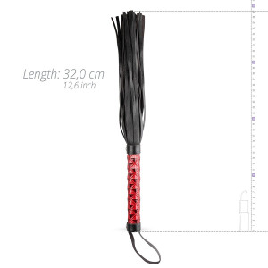 Батіг-флогер Whipped - Beat It Flogger - Red, екошкіра. Photo 3