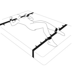 Розтяжка на ліжко BDSM Stretching Love. Photo 2