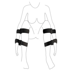 Набір для фіксації Art of Sex - BDSM Hands to feet Simple. Photo 2