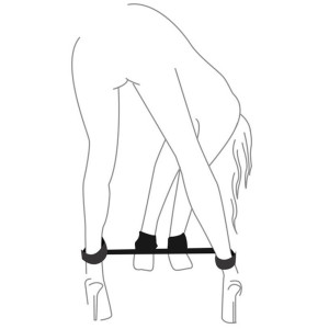 Набір для фіксації Art of Sex - BDSM Straight Line Fixation Simple. Photo 2