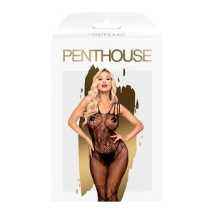 Бодістокінг з доступом до попки Penthouse - Dirty mind black XL. Photo 3