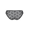 Трусики-сліпи з мереживною сіточкою Dina Thong black XXL/XXXL - Passion