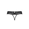Мереживні стрінги з доступом Senia Thong black S/M - Passion