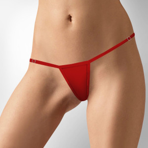 Сексуальні трусики з ланцюжком Bad Bitch червоні розмір XS-M. Photo 2