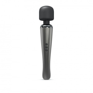 Потужний вібромасажер Dorcel Megawand Chrome Silver який перезаряджається, 160 режимів