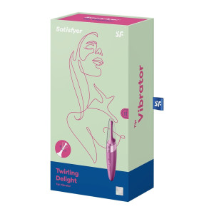 Вібратор для клітора Satisfyer Twirling Delight Berry. Photo 2