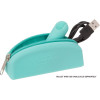 Сумка для зберігання секс-іграшок PowerBullet - Silicone Storage Zippered Bag Teal