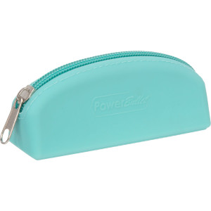Сумка для зберігання секс-іграшок PowerBullet - Silicone Storage Zippered Bag Teal