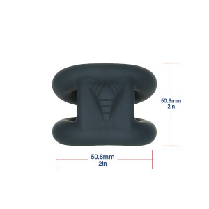Подвійне ерекційне кільце LUX Active – Tug – Versatile Silicone Cock Ring. Photo 2