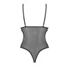 Боді з ажурним ліфом Christa Body black L/XL — Passion