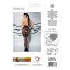 Колготки с открытым доступом, ажурные трусики и подвязки TIOPEN 013 black 5 (20/40 den) — Passion